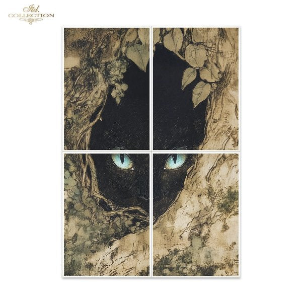 Special Order - ITD Collection Rice Paper 4 Sheet Set - Alice's Magic Series V