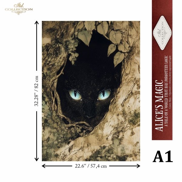 Special Order - ITD Collection Rice Paper 4 Sheet Set - Alice's Magic Series V