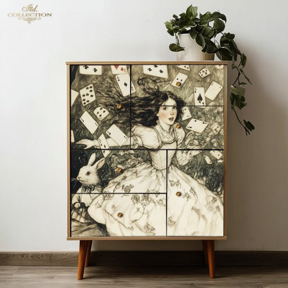 Special Order - ITD Collection Rice Paper 4 Sheet Set - Alice's Magic Series VI