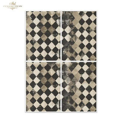 Special Order - ITD Collection Rice Paper 4 Sheet Set - Black and White Series IV