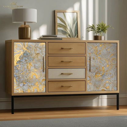 Special Order - ITD Collection Rice Paper 4 Sheet Set - Inspired by Klimt Series II