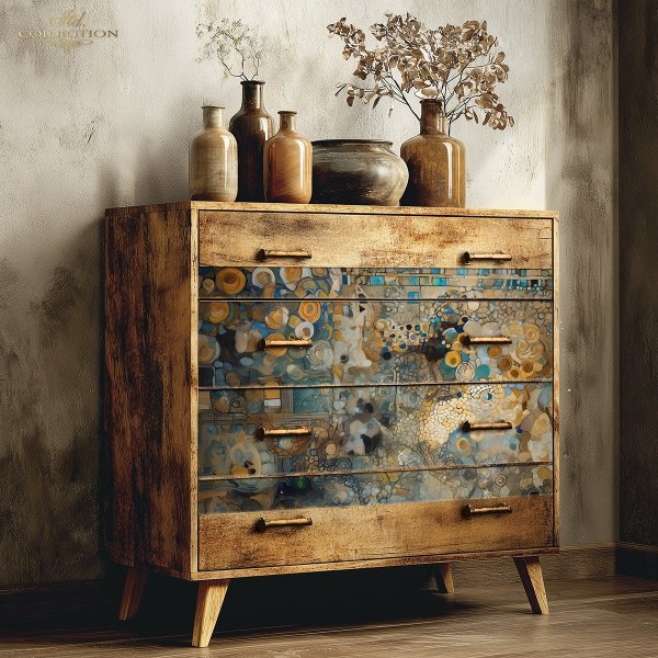 Special Order - ITD Collection Rice Paper 4 Sheet Set - Inspired by Klimt Series III