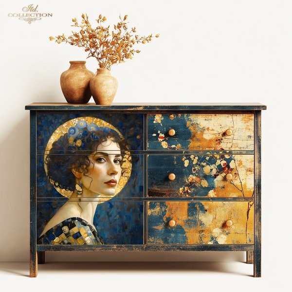 Special Order - ITD Collection Rice Paper 4 Sheet Set - Inspired by Klimt Series IV