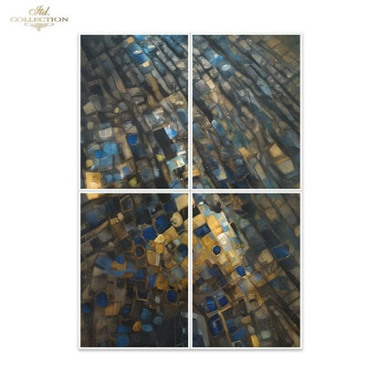 Special Order - ITD Collection Rice Paper 4 Sheet Set - Inspired by Klimt Series V