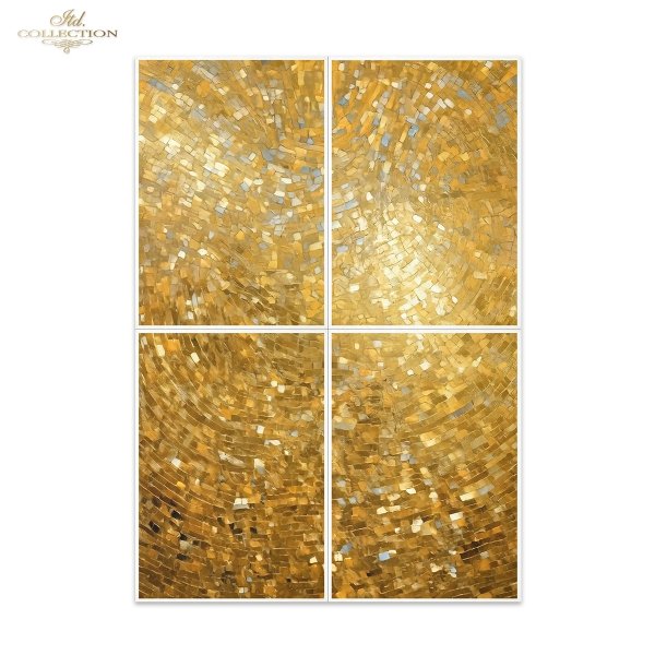 Special Order - ITD Collection Rice Paper 4 Sheet Set - Inspired by Klimt Series VI