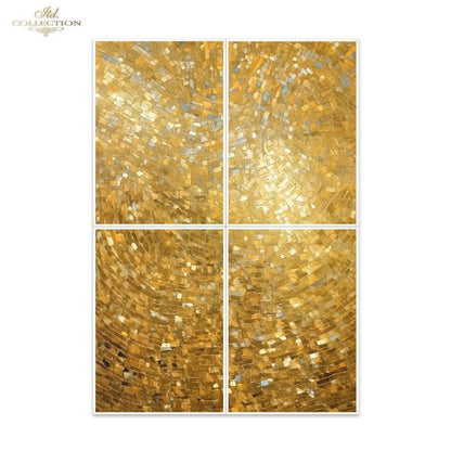 Special Order - ITD Collection Rice Paper 4 Sheet Set - Inspired by Klimt Series VI