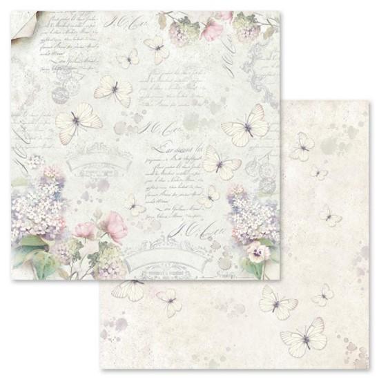 MBI Scrapbook Purple Floral Family 20 Pages 12 inch x 12 inch White Pages 865362
