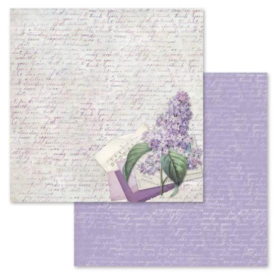 Stamperia Double-Sided Paper Pad 12X12 10/Pkg Lilac, 10 Designs