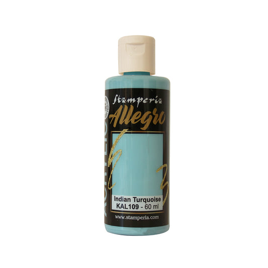Stamperia Allegro Paint 60 ml - Indian Turquoise