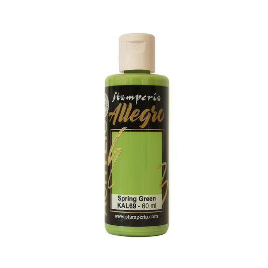 Stamperia Allegro Paint 60 ml - Spring Green