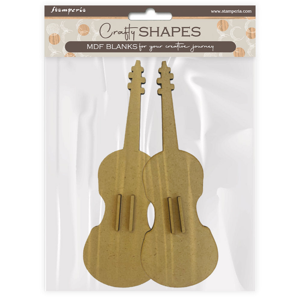 Stamperia Crafty Shapes- Music, Violin