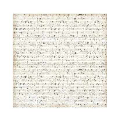 Stamperia Fabric 4 sheets- Music