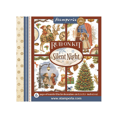 Stamperia Rub On Kit - Silent Night