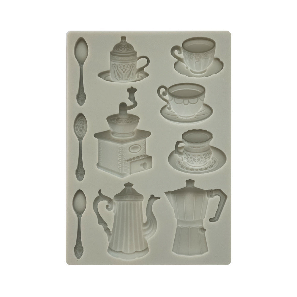 Stamperia Silicon Mould - Coffee and Chocolate Cups