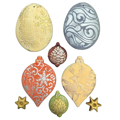 Stamperia Silicon Mould A5 - Christmas Balls