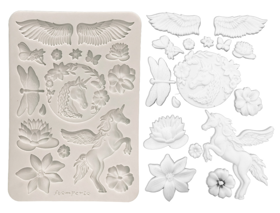 Stamperia Silicon Mould A5 - Wonderland