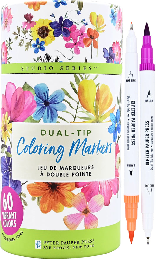 Studio Series Dual-Tip Coloring Markers (Set of 60)