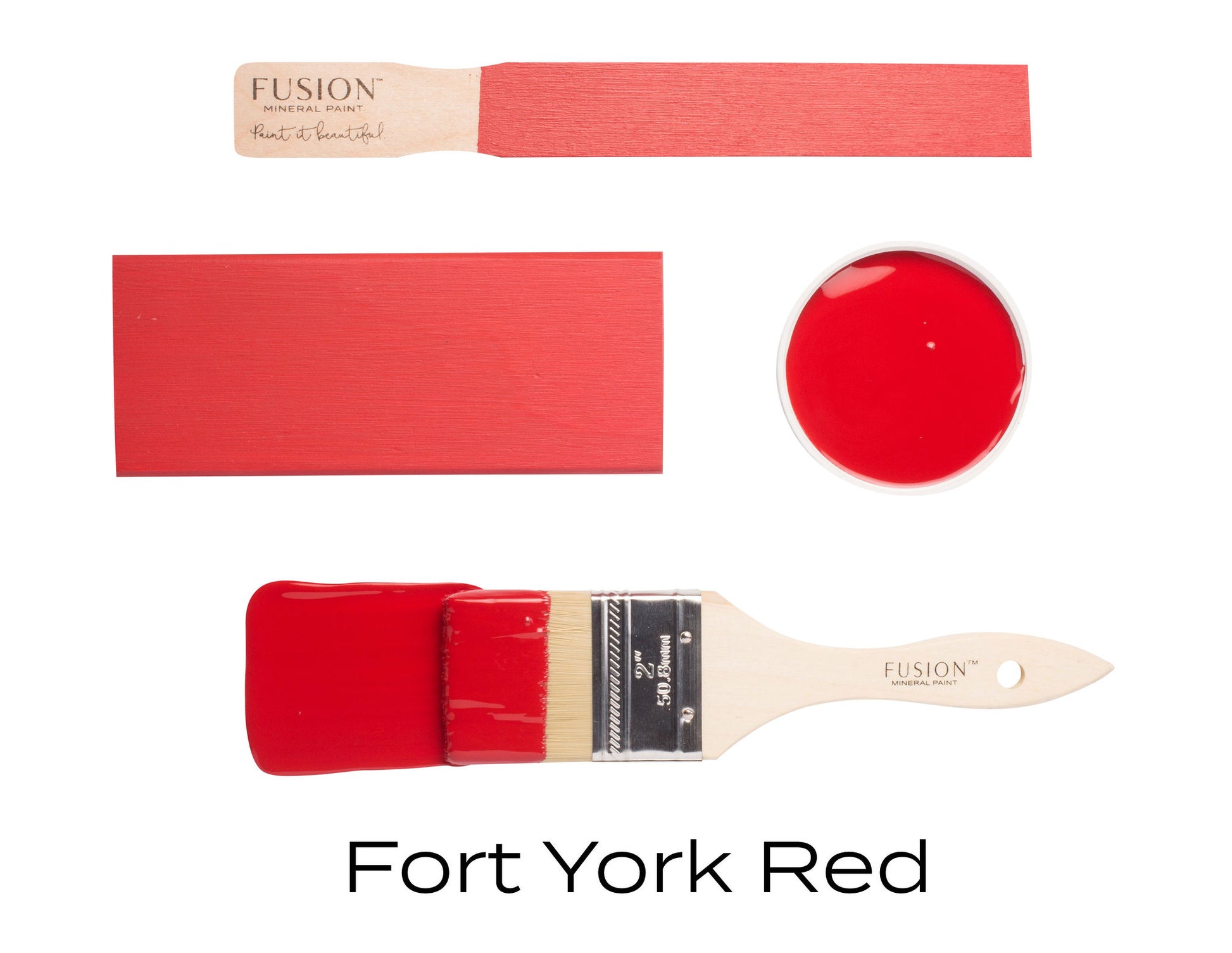 Fusion Mineral Paint - Fort York Red