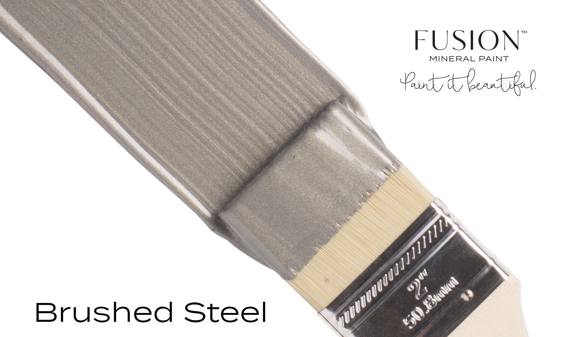 Fusion Metallic Paint - Brushed Steel