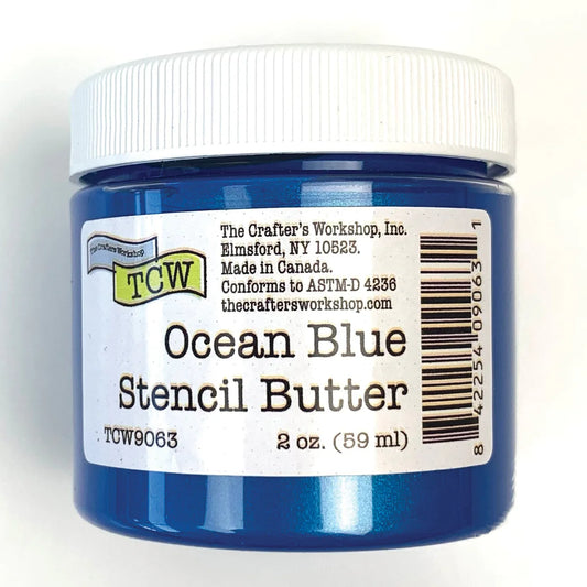 TCW The Crafters Workshop Stencil Butter - Ocean Blue
