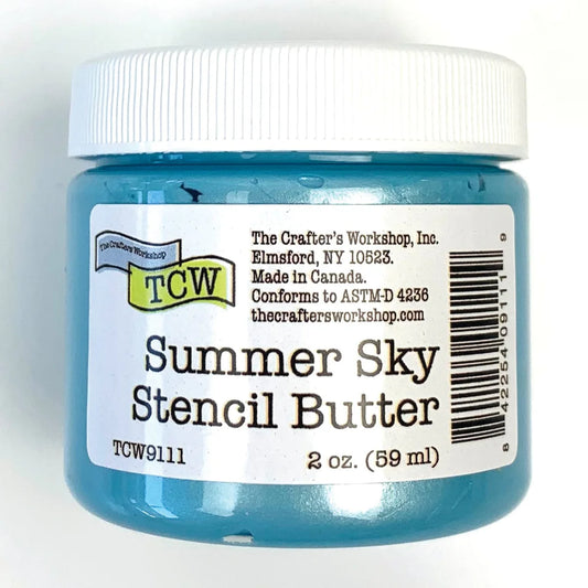 TCW The Crafters Workshop Stencil Butter - Summer Sky