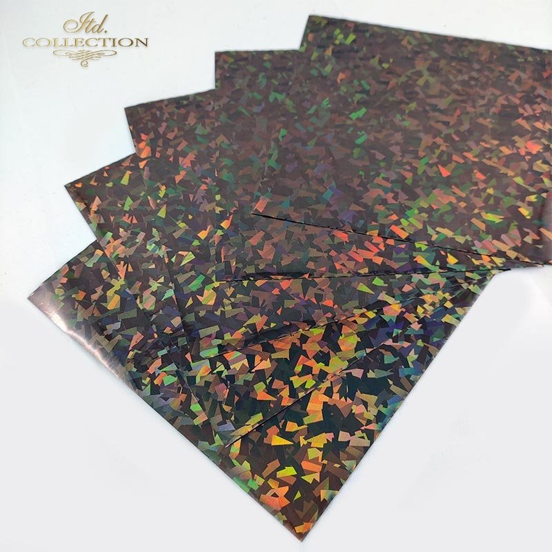 Termoton Metallic Foil Pack of 5 - Glitter Brown
