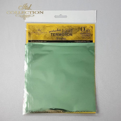 Termoton Metallic Foil Pack of 5 - Pistachio