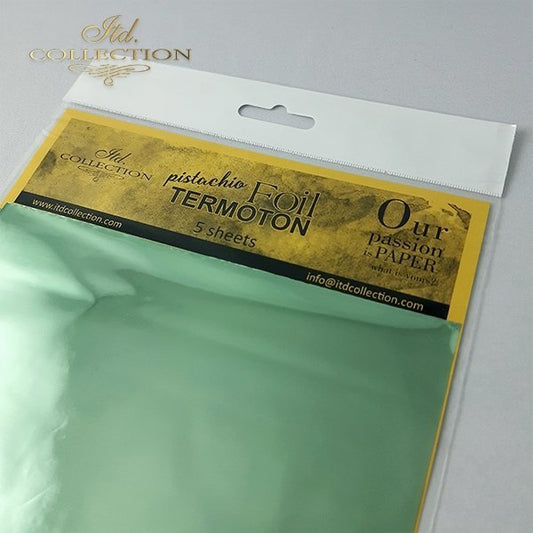 Termoton Metallic Foil Pack of 5 - Pistachio