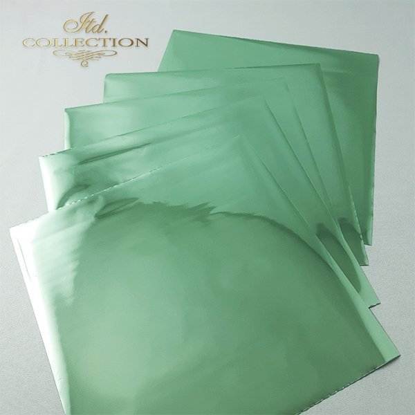 Termoton Metallic Foil Pack of 5 - Pistachio