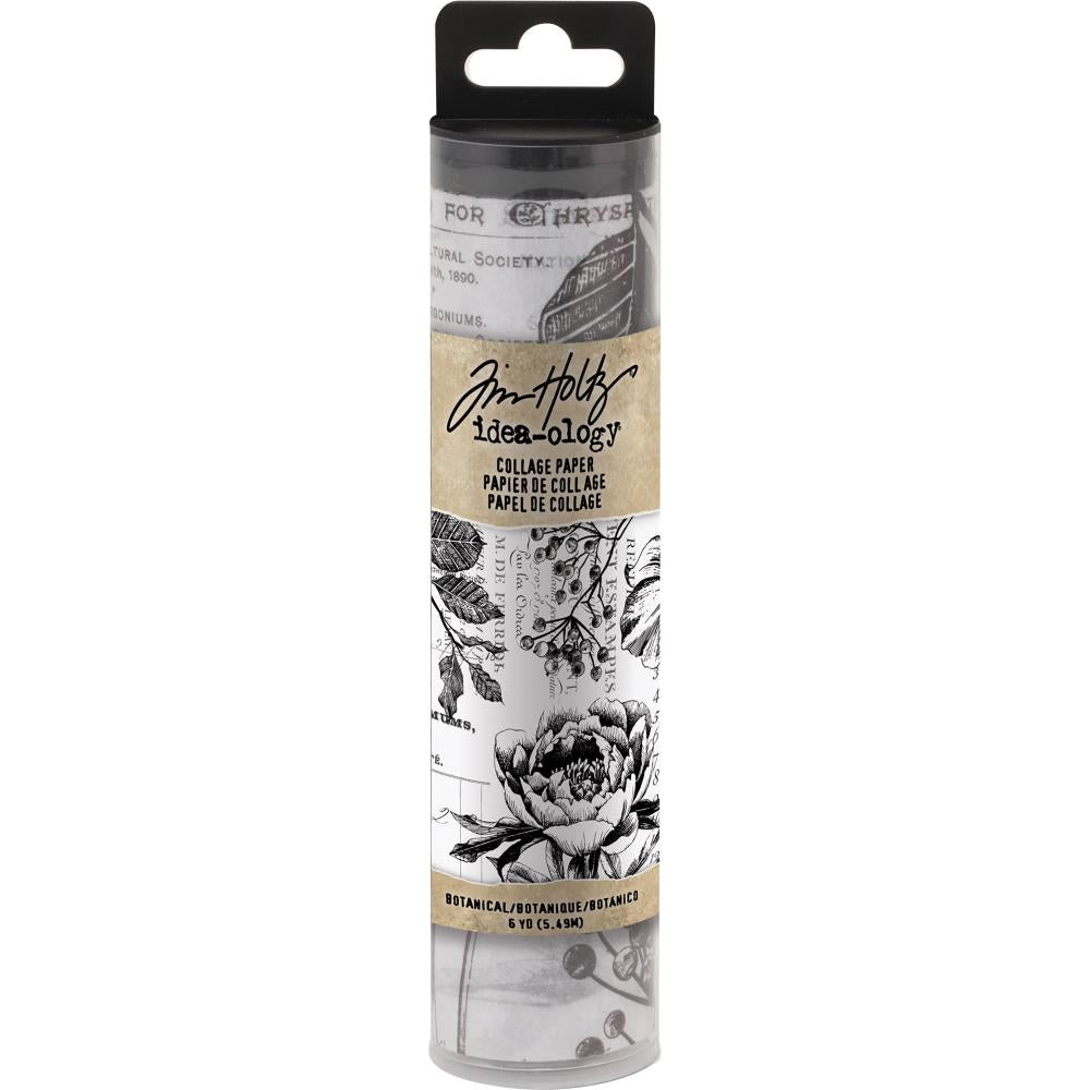 Tim Holtz Idea-Ology Collage Paper - Botanical