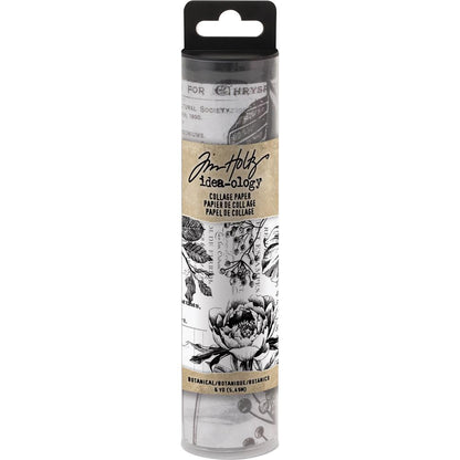 Tim Holtz Idea-Ology Collage Paper - Botanical