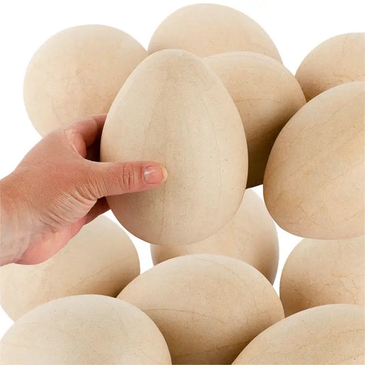 Unfinished Paper Mache Egg - 6" x 4"