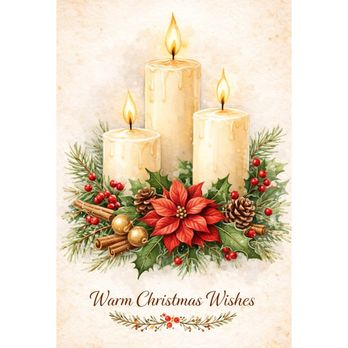 Mini Wet Transfer, Decals for Crafts 3.25" x 5" - Christmas Glow