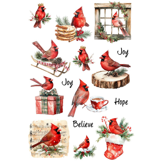 Wet Transfers A4- Cardinals