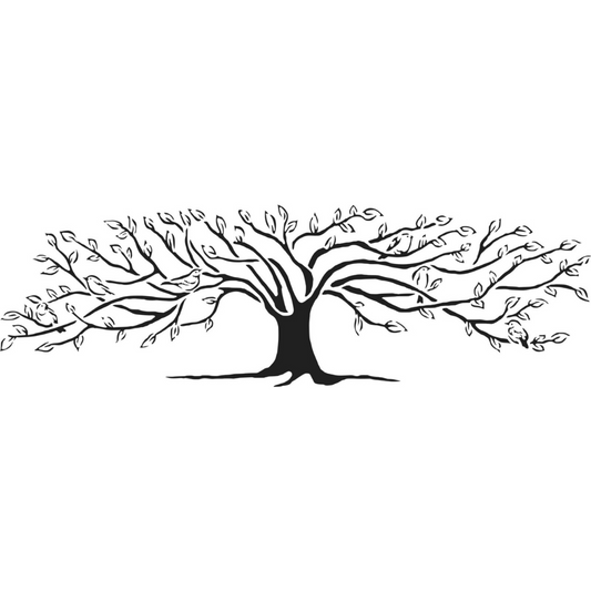 TCW The Crafters Workshop 16.5” x 6″ Sign Stencil - Family Tree