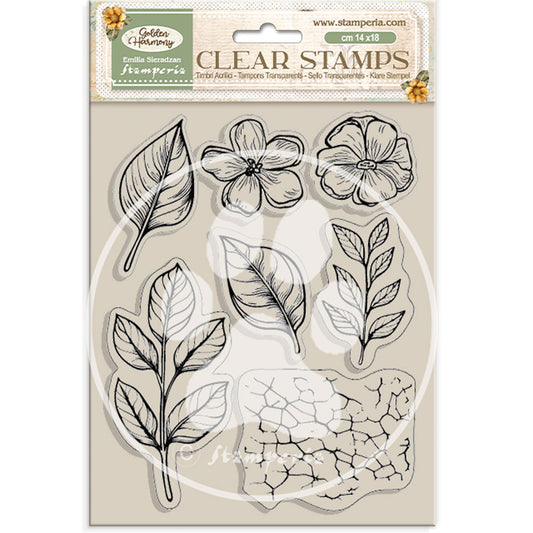 Stamperia Clear Acrylic Stamp 14x18 cm - Golden Harmony