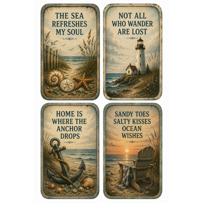 Wet Transfers A4- Beach Tags III