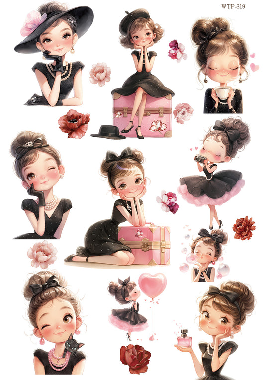 Wet Transfers A4- Little Black Dress