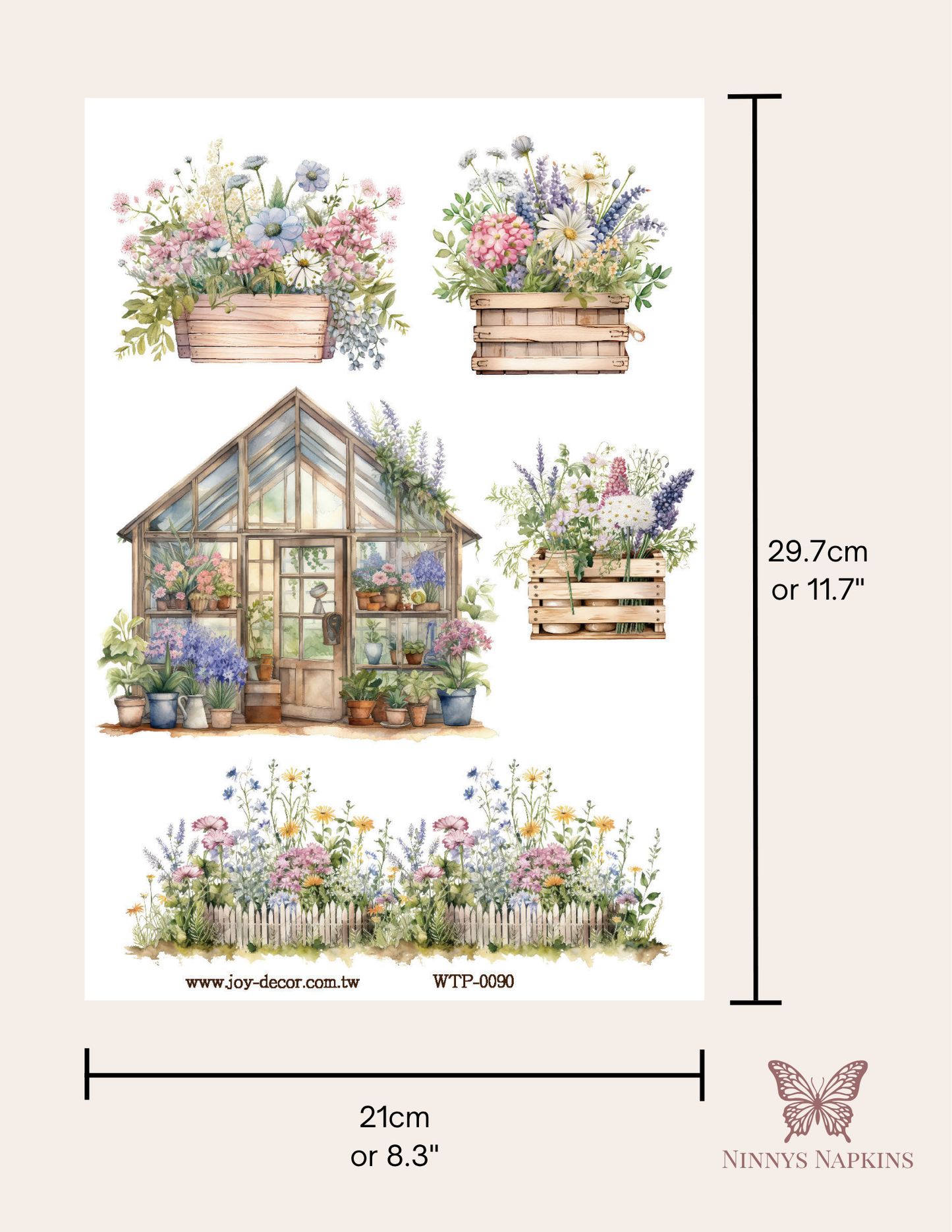 Wet Transfers A4- Greenhouse & Garden