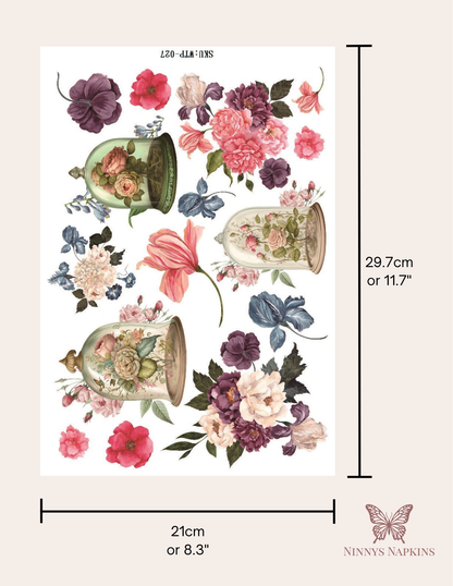 Wet Transfers A4- Cloches