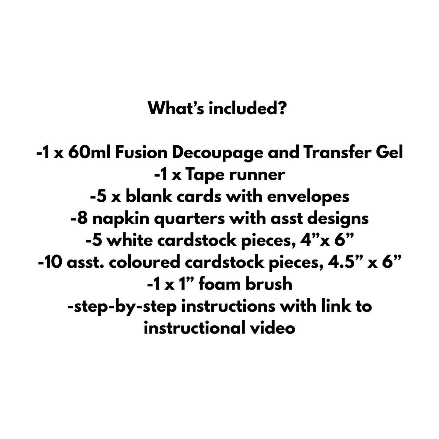 Virtual Workshop Kit - Napkin Greeting Cards