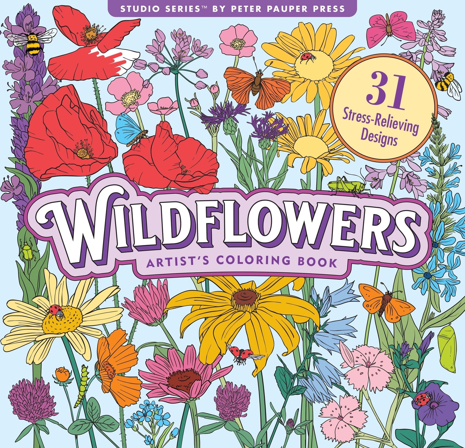 Wildflowers Artist's Coloring Book