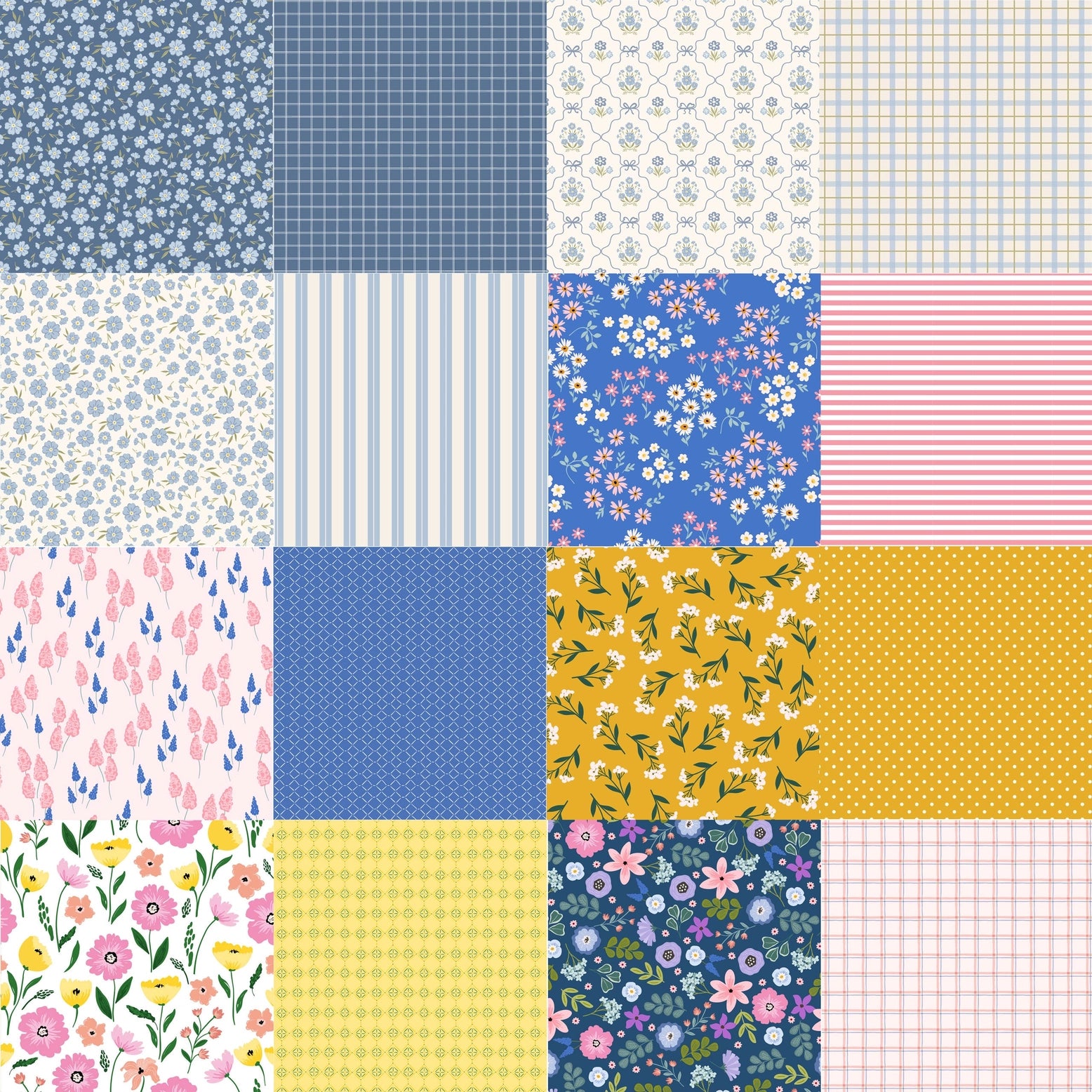 Wildflowers Patterned Paper Pack