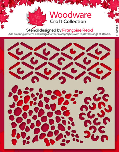 Woodware Craft Collection Stencil - African