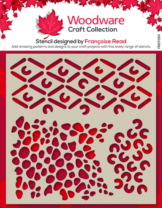 Woodware Craft Collection Stencil - African
