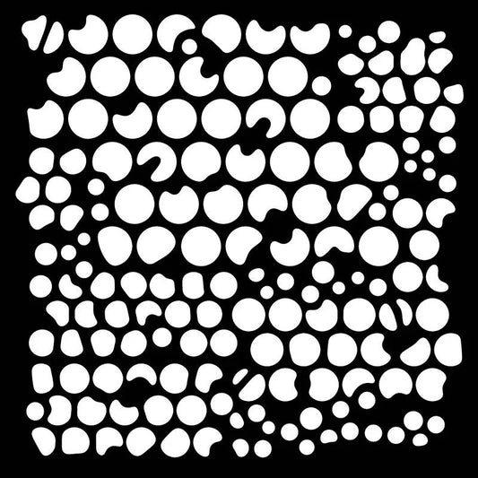 Woodware Craft Collection Stencil - Bubbles