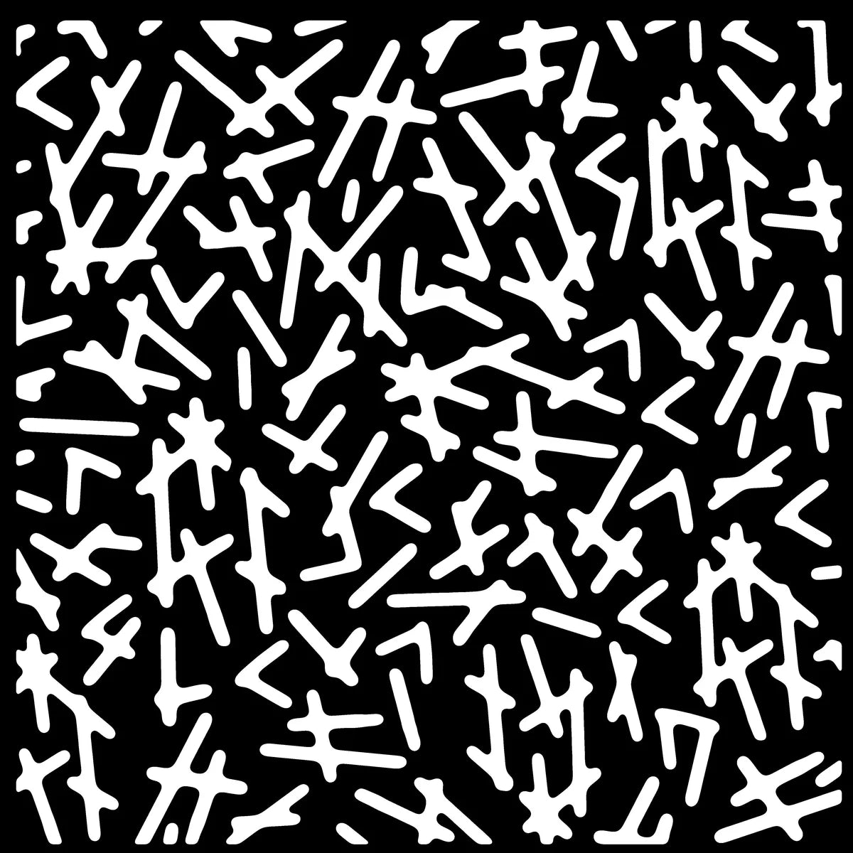 Woodware Craft Collection Stencil - Dashed