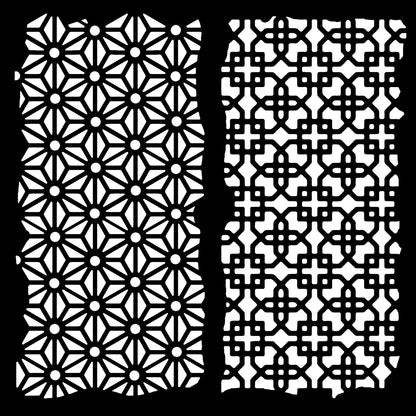 Woodware Craft Collection Stencil - Garden Screen