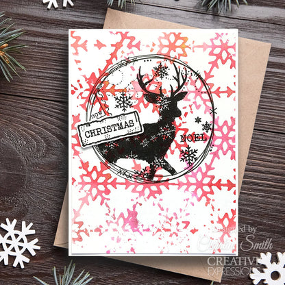 Woodware Craft Collection Stencil - Snowflake Screen