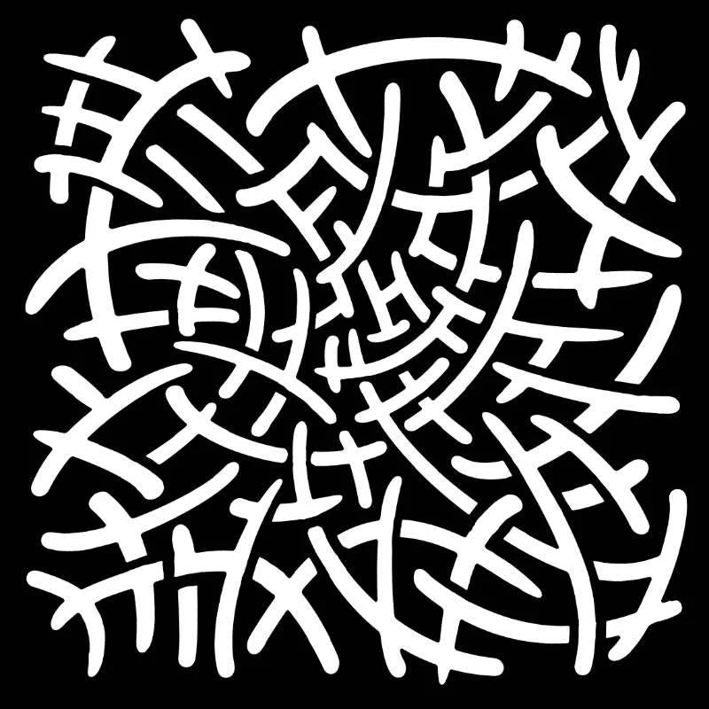 Woodware Craft Collection Stencil - Tangled